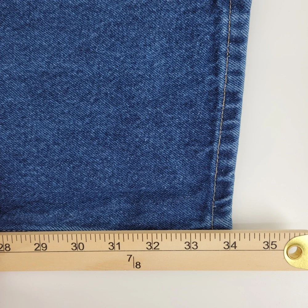 Magellan Outdoors Mens 34x34 Straight Leg Jeans Blue Denim Gorpcore Workwear